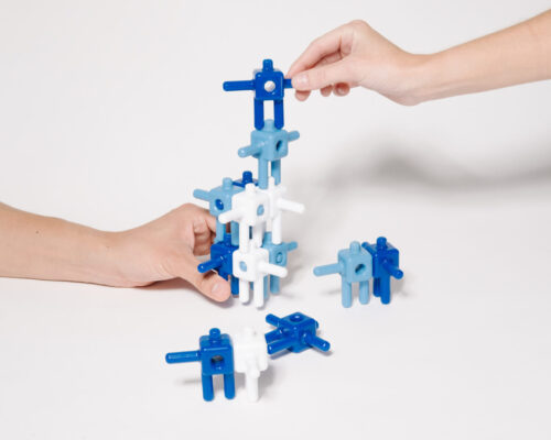 Souper Connect is a modular human-shaped building block